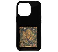 Custodia per iPhone 13 Pro Ostara Spring Goddess Bunny Celebration Holiday Tarocchi Card