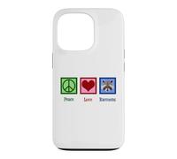 Custodia per iPhone 13 Pro Pace Amore Procioni Carino Procione