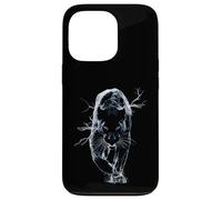 Custodia per iPhone 13 Pro Panther Animal Lover Motivo Art Graphic Black Leopard