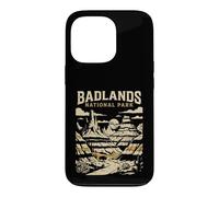 Custodia per iPhone 13 Pro Parco nazionale Badlands Vintage Retro Adventure Design