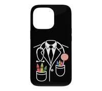 Custodia per iPhone 13 Pro Pastello tascabile per pediatra con lecca-lecca