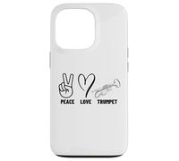 Custodia per iPhone 13 Pro Peace Love Trumpet Proud Uomo Donna Trumpeter