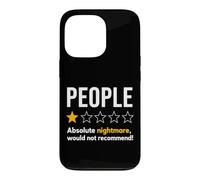 Custodia per iPhone 13 Pro People One Star Rating Absolute Nightmare Graphic T-Shirt