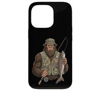 Custodia per iPhone 13 Pro Pescecane Bigfoot Pescatore