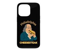 Custodia per iPhone 13 Pro Philadelphia Cheesesteak Benjamin Franklin Philadelphia Foods