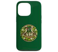Custodia per iPhone 13 Pro Picchio verde uccello birdwatcher primavera uccello canoro pulcino