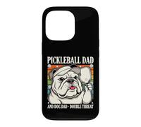 Custodia per iPhone 13 Pro Pickleball Papà E Cane Papà Doppia Minaccia
