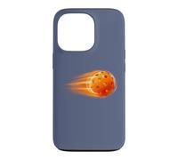 Custodia per iPhone 13 Pro Pickleballer! Semplice, palla di pickleball arancione in volo.