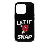 Custodia per iPhone 13 Pro Ping Pong Table Tennis Let It Snap Retro Paddle
