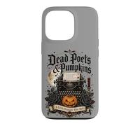 Custodia per iPhone 13 Pro Poeti morti e zucche Poetcore Lettura Halloween