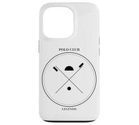 Custodia per iPhone 13 Pro Polo Club Legends - Mazzuole vintage con distintivo equestre