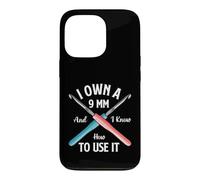 Custodia per iPhone 13 Pro Possiedo un 9 mm e so come usarlo - uncinetto all'uncinetto