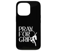 Custodia per iPhone 13 Pro Pray For Grip - Cerchio divertente per aereo, regalo per yoga aereo