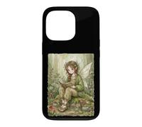 Custodia per iPhone 13 Pro Prenota Fairy Elf Fantasy Reading Cottagecore Bookworm