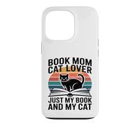 Custodia per iPhone 13 Pro Prenota Mom Cat Lover Solo il mio libro e il mio gatto