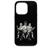 Custodia per iPhone 13 Pro Presidenti che suonano la chitarra Funny Rock Band 4 luglio Vintage