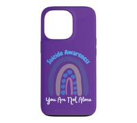 Custodia per iPhone 13 Pro Prevenzione della consapevolezza del suicidio Rainbow You Are Not Alone Love