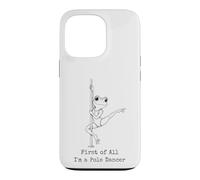 Custodia per iPhone 13 Pro Prima di tutto sono una pole dancer Frog Humor