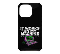 Custodia per iPhone 13 Pro Programmer Coder It Works On My Machine