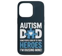 Custodia per iPhone 13 Pro Proud Autism Dad - Raising My Hero Awareness Father Papa