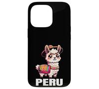Custodia per iPhone 13 Pro Proud Peruvian Llama Parade: Cultural Peru Pride Souvenir
