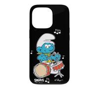 Custodia per iPhone 13 Pro Puffi Armonia Musicale Genius Cartone Animato 80s 90s Retro Classico