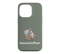 Custodia per iPhone 13 Pro Raccoon Licensed Listener Therapy School Graduation