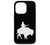 Custodia per iPhone 13 Pro Ragazzo su un Buffalo Silhouette