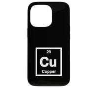 Custodia per iPhone 13 Pro Rame, Cu - Tavola periodica degli elementi Science Gifts