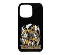 Custodia per iPhone 13 Pro Re Leonida di Sparta 540 dc Spartano con elmetto