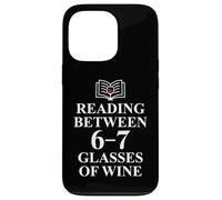 Custodia per iPhone 13 Pro Read Between the Wines 6 7 Reading 6-7 Just One More Chapter