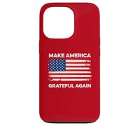 Custodia per iPhone 13 Pro Rendi l'America Grateful Again Ringraziamento Funny Patriotic USA
