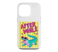 Custodia per iPhone 13 Pro Retro Alligator Occhiali Da Sole Dopo Mentre
