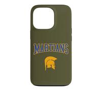 Custodia per iPhone 13 Pro Retro College Blu Arancione Marziani Sport