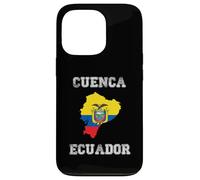 Custodia per iPhone 13 Pro Retro Cuenca Ecuador Distressed Ecuador Bandiera Ecuador