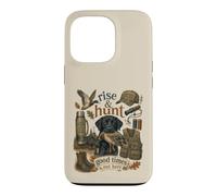 Custodia per iPhone 13 Pro Retro Duck Caccia Retriever Cane Palude Caccia Camp