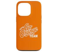 Custodia per iPhone 13 Pro Retro LET'S GO ORANGE TEAM Varsity War Game Day Spirit Week