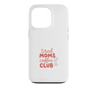 Custodia per iPhone 13 Pro Retro Stanco Mamma Caffè Club Caos Energia