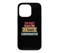 Custodia per iPhone 13 Pro Retro You Can't Scare Me I Teach Kindergarten Divertente Insegnamento