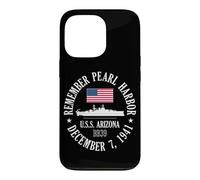 Custodia per iPhone 13 Pro Ricorda Pearl Harbor 7 dicembre 1941 U.S.S. Arizona BB39