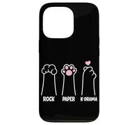 Custodia per iPhone 13 Pro Rock Paper K-Drama Divertente fan del dramma coreano Amante di Kdrama