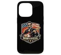 Custodia per iPhone 13 Pro Rockin negli Stati Uniti Presidente Guitar American Independence Day