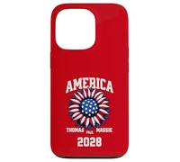 Custodia per iPhone 13 Pro Ron Paul Thomas Massie Election 2028 President American Flag