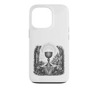 Custodia per iPhone 13 Pro Sacro Graal Leggenda Arturiana Sacro Calice Line Art