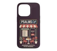 Custodia per iPhone 13 Pro Salmi cristiani Caffè Fede Caffè Scrittura Preghiera