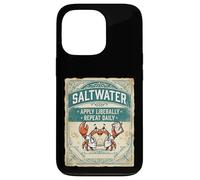 Custodia per iPhone 13 Pro Saltwater Doctor Crab Ocean Vintage Design