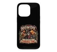 Custodia per iPhone 13 Pro Salve, sto passando un periodo terribile, Funny Cowboy Skeleton