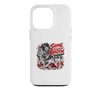 Custodia per iPhone 13 Pro Santuario contro l'ombra Oni Samurai Epic Anime