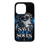 Custodia per iPhone 13 Pro Save Our Souls - Abbigliamento tecnico in stile techno
