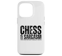 Custodia per iPhone 13 Pro Scacchi e Sarcasmo Giocatore Scacchi Divertenti